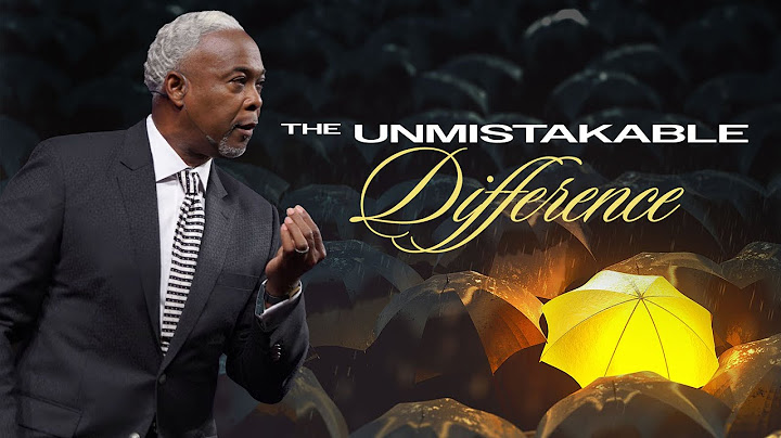 The Unmistakable Difference | Bishop Dale C. Bronner