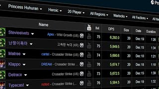 Princess Huhuran Rank 1 Warlock Parse, Phase 6 Week 3 Season of Discovery