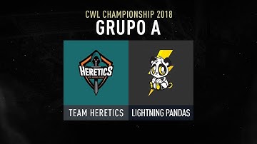COD CHAMPS - TEAM HERETICS VS LIGHTNING PANDAS - #CWLChampsLVP