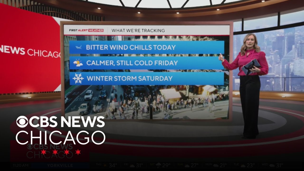 Bitter wind chills Thanksgiving Day, winter storm Saturday in Chicago ...