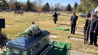 Dorothea Atkinson, graveside, 11/30/20