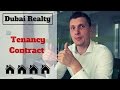 Dubai Real Estate: Tenancy contract.
