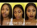 Full Coverage Prom/ Special Occasion Makeup SLAYY tutorial !!| 2 LIP COLOURS |