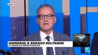 le débat: hommage à Arnaud Beltrame, le visage du héros français