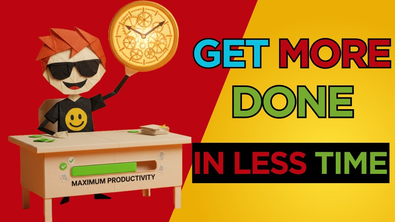 How to Get More Done in Less Time (The Productivity Routine) - YouTube