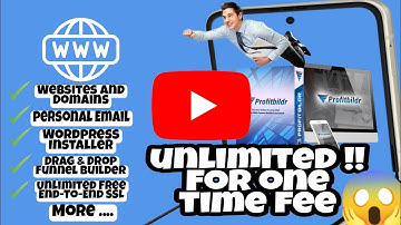 Best website hosting One Time Fee . profit builder Review & Demo