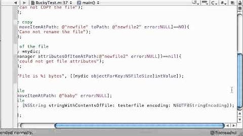 Objective C Programming Tutorial   63   Deleting and Printing Files   YouTube