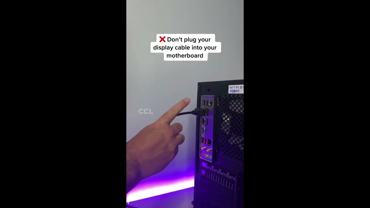 How Not To Plug In Your PC