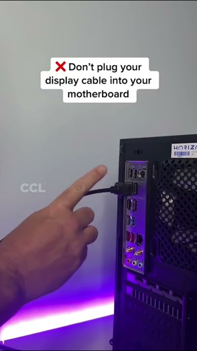 How not to plug in your PC