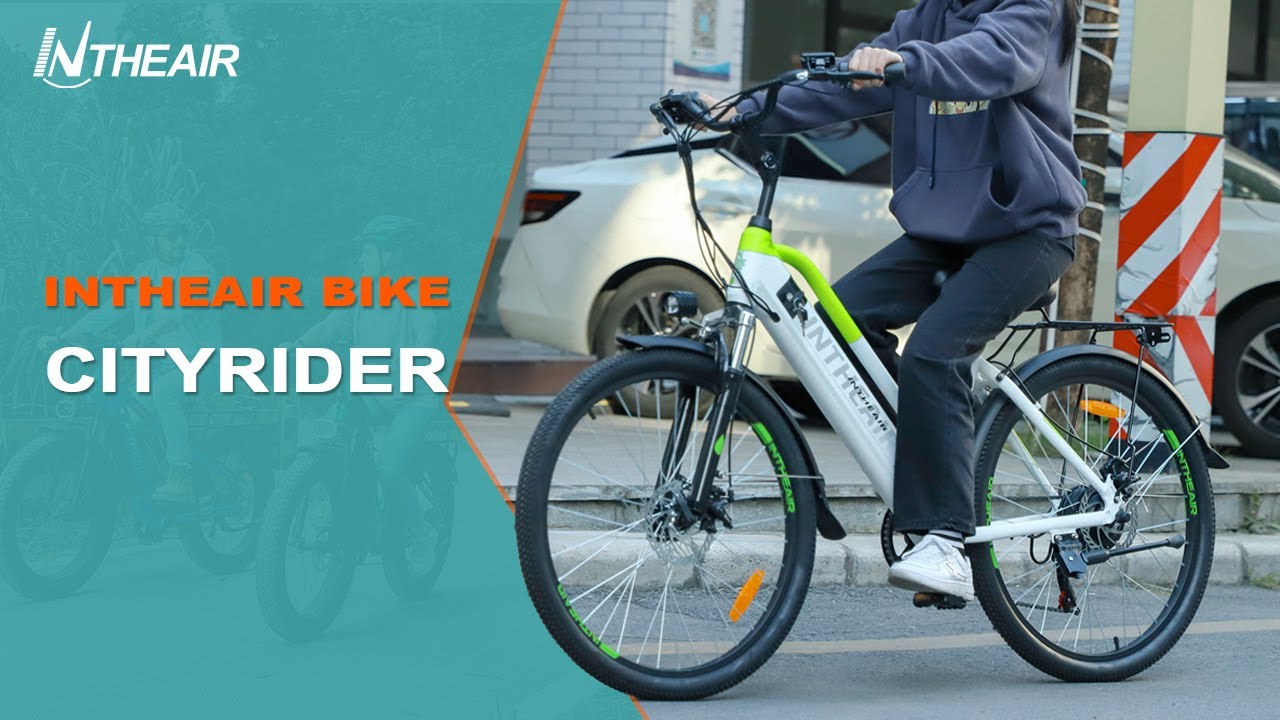 INTHEAIR Cityrider: Step-Through Electric Bike For Unisex