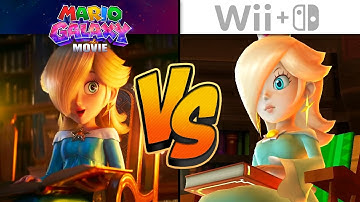 Mario Galaxy Movie vs. Game - Graphics Comparison!