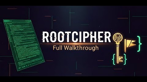 RootCipher CTF Complete Easy Walkthrough  #ctf