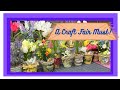 Springeaster craft fair peet cup florals