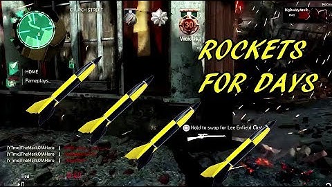 4 V2 Rockets 1 Game! M1941 Best Class Setup Drops V2 ROCKET in COD WWII! - Call of Duty: WWII