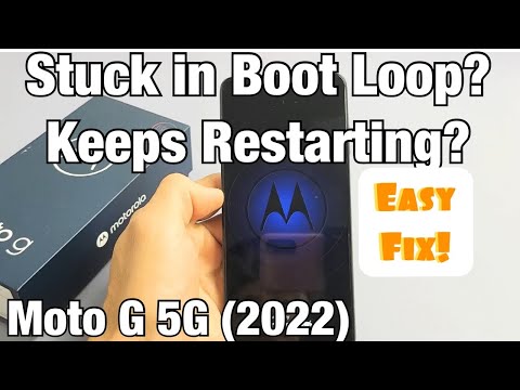 Moto G 5G (2022): Stuck in Boot Loop? Keeps Restarting Over & Over? FIXED!