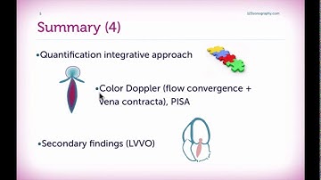 Masterclass lecture 11.8 Mitral regurgitation: Summary