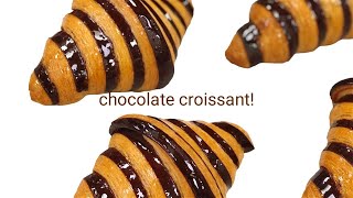 chocolate croissant recipe 🥐🍫