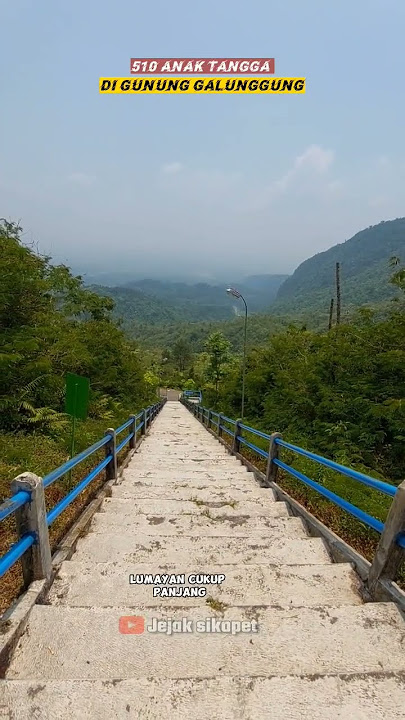 Climb 510 steps on Mount Galunggung #shorts #short #ytshorts