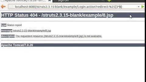 s2-016 OGNL Injection Demo