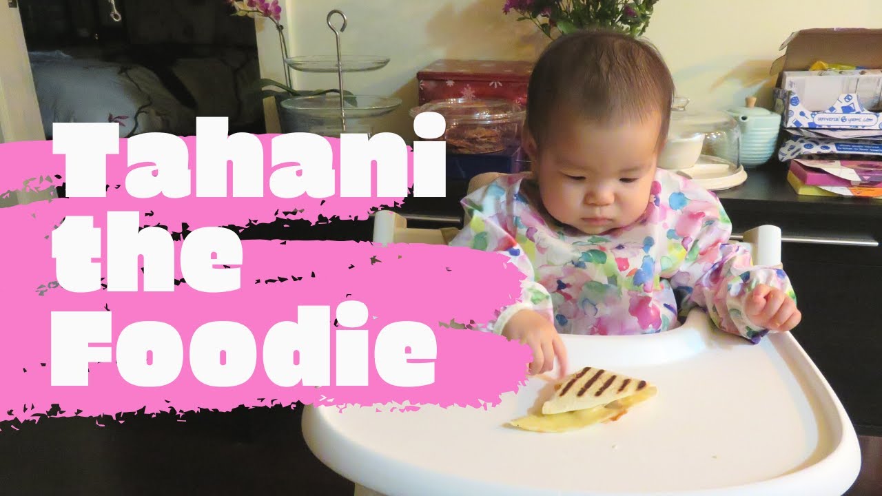 BLW 11 Month Old Baby Eating Quesadilla! Baby Mukbang YouTube