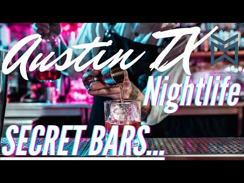 Video: The Best Hidden Bars & Speakeasies sa Austin