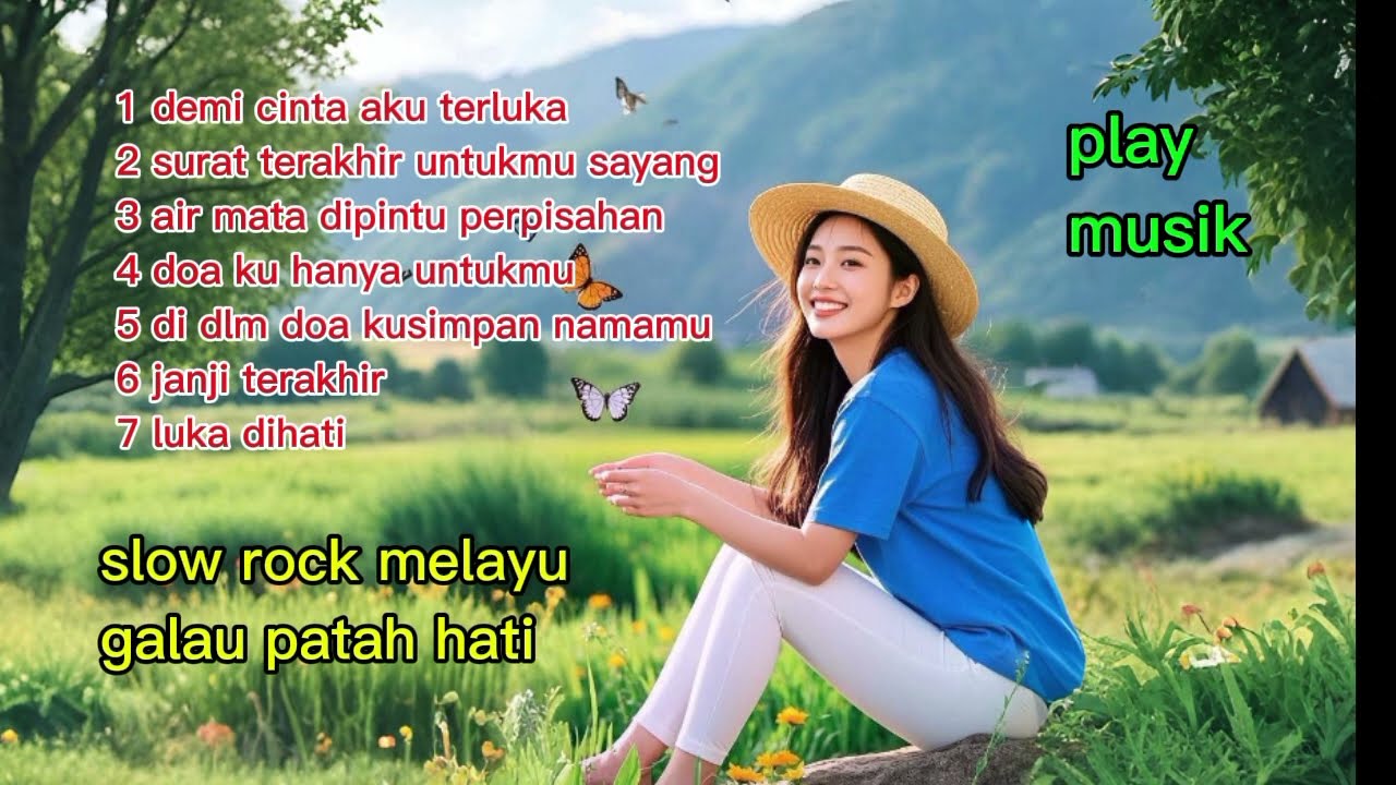 SLOW ROCK MELAYU demi cinta aku terluka 