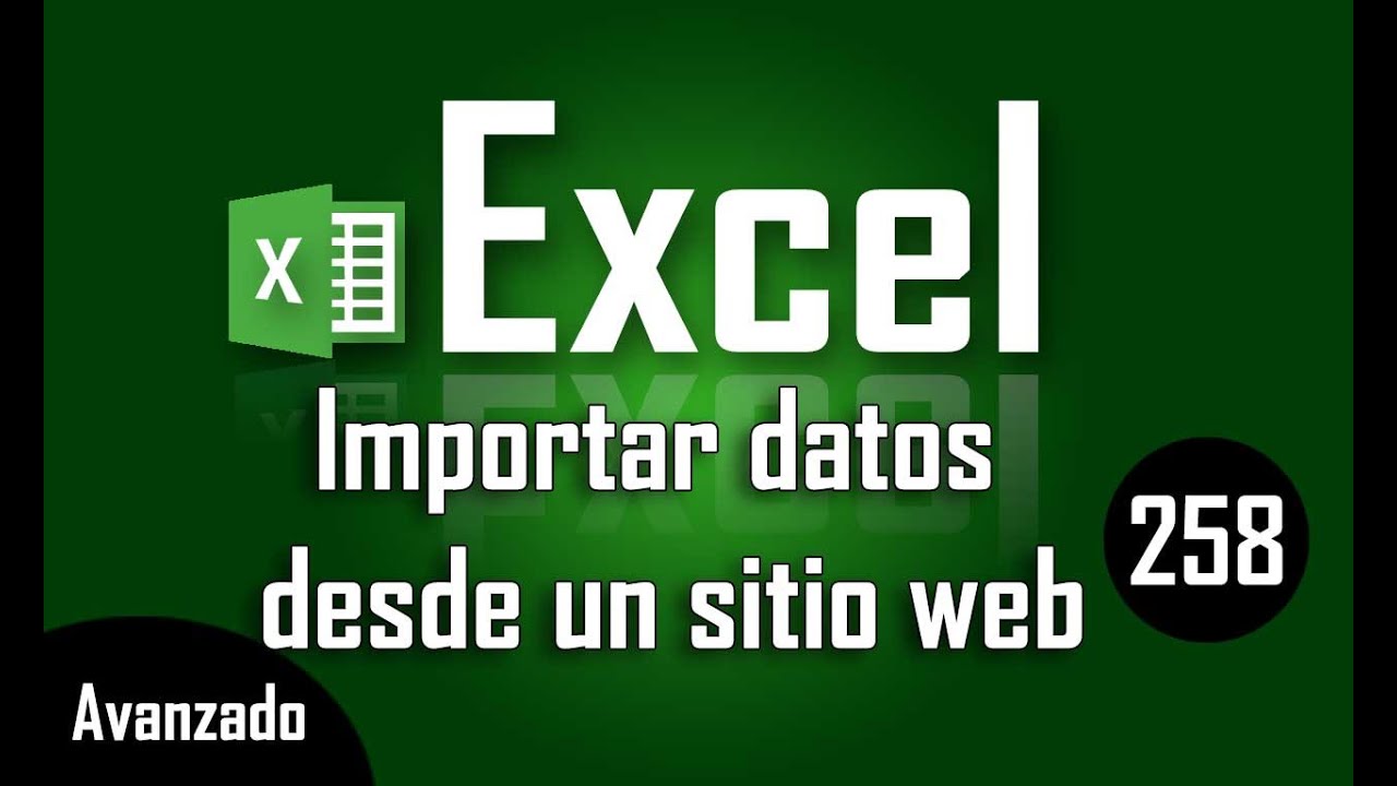 como exportar datos de un sitio web a excel capítulo 258 youtube