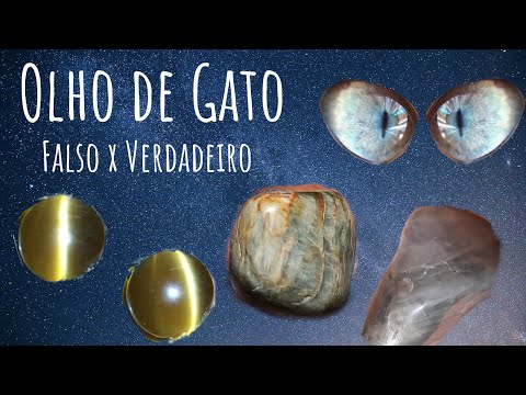 Vídeo: Como Saber A Diferença Entre Uma Pedra Natural Olho De Gato