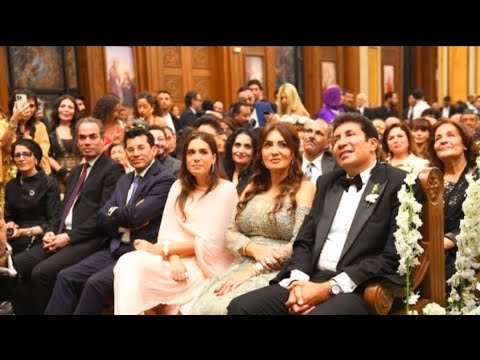 نجوم الفن يحتفلون بزفاف نجل هاني رمزي في أجواء ساحرة داخل الكنيسة
