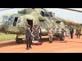 Musevenis arrival in mbarara inspects army day parade at kakyeka stadium as supporters cheer on