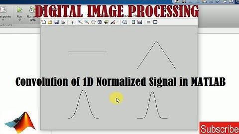 Convolution of 1D Normalized Signal in MATLAB