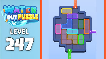 Water Out Puzzle level 247 solution 