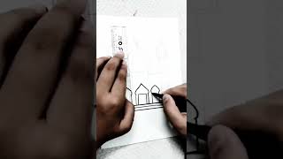 How To Draw Eid Festival | Eid Ul Fitr Drawing | Eid Mubarak Drawing | Drawing Of Eid | #shorts