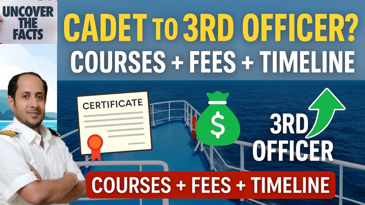 Cadet to 3rd Officer Kaise Bane? | Courses, Fees, Time & Full Process Explained