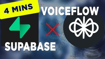 Build Enterprise-Grade Chatbot with this Supabase to Voiceflow connection! (no-code, low-code)