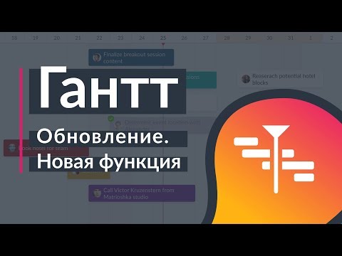 Диаграмма Гантта - Новая функция