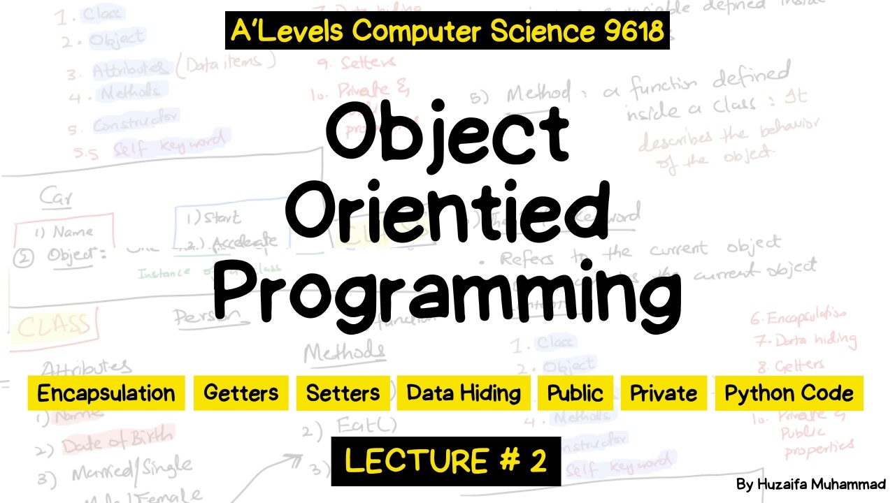 Object-Oriented Programming | Lecture 2/4 | A Level CS | P4 | 9618 ...