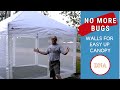 Review of a Bug Screen by Impact Canopy, for 10' x 10' Easy Up