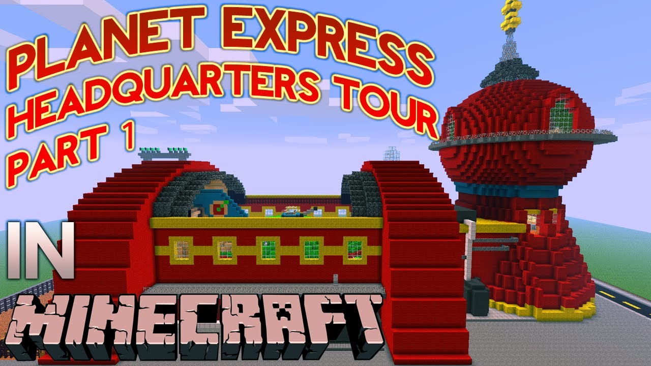 Minecraft Futurama: Planet Express Headquarters Tour (Part 