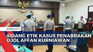 Anggota Brimob Penabrak Driver Ojol Affan Kurniawan Jalani Sidang Etik | KOMPAS SIANG