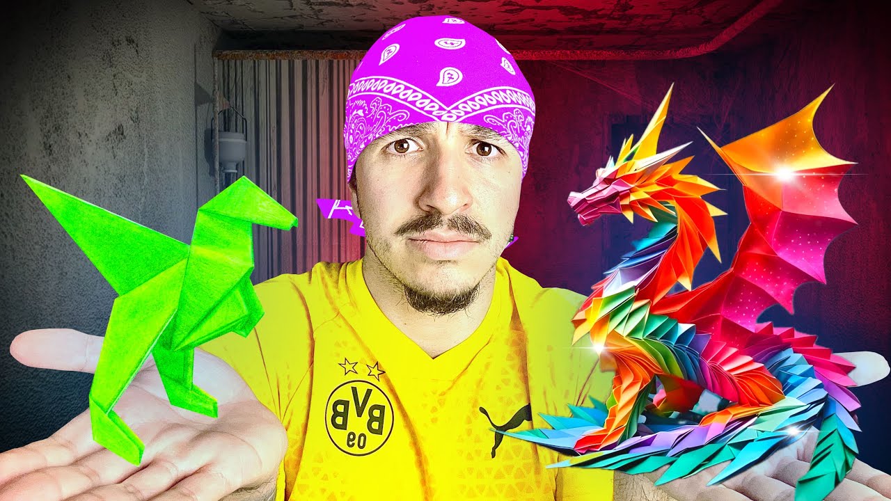 ЛЕСНО срещу ЕКСТРЕМНО оригами..😲