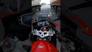 Triumph Daytona 675 . Wit racefit exhaust   #triumph #triumphdaytona #racefit #superbikes