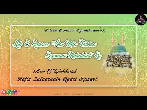 LAB E KOUSAR HAI MAILA TISHNA KAAMAN E MUHABBAT KA VOICE BY HAFIZ ZULQARNAIN QADRI RAZAVI 