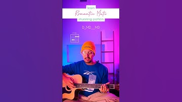S-290 | Learn Romantic Mute Strumming Pattern #shorts