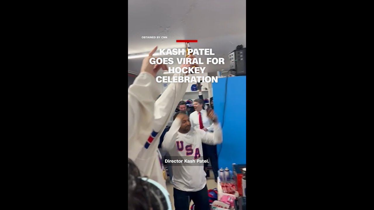 Kash Patel goes viral for hockey celebration