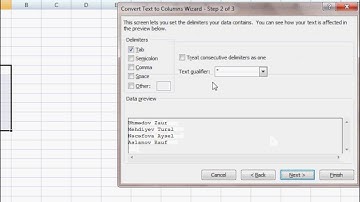 Excel dersleri data menyusu