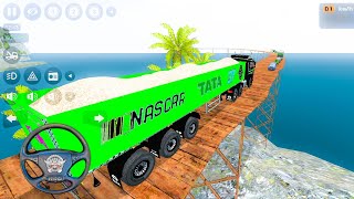 New Big heavy Truck off Road Drive full Loaded Material Truck driving offRoad Gameplay screenshot 5