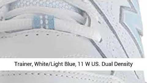 New Balance Women's 608v5 Casual Comfort Cross Trainer, White/Light Blue, 11 W US