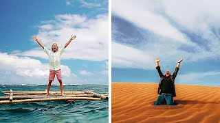 Preso no Mar sem Comida VS. Perdido no Deserto