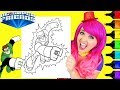 Coloring Green Lantern DC Super Friends Coloring Page Prismacolor Markers | KiMMi THE CLOWN